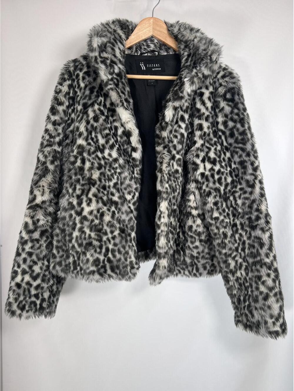 Sisters Outerwear Faux Fur Coat Women's 1X